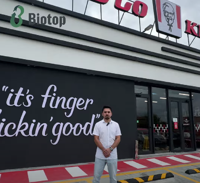 KFC-ის ერთ-ერთ ფილიალში დამონტაჟებული ცხიმდამჭერი